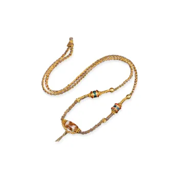 DVNRR Agate Jade Necklaces Unisex