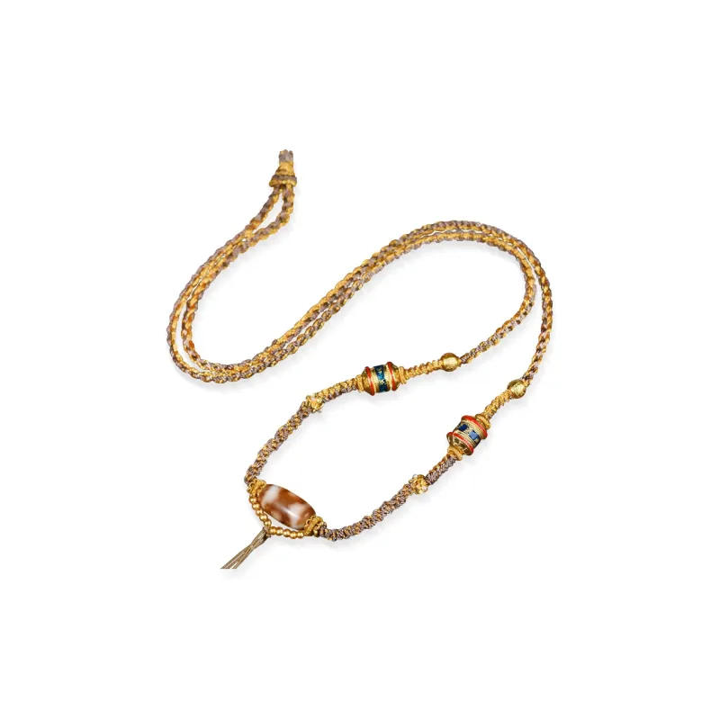 DVNRR Agate Jade Necklaces Unisex-0