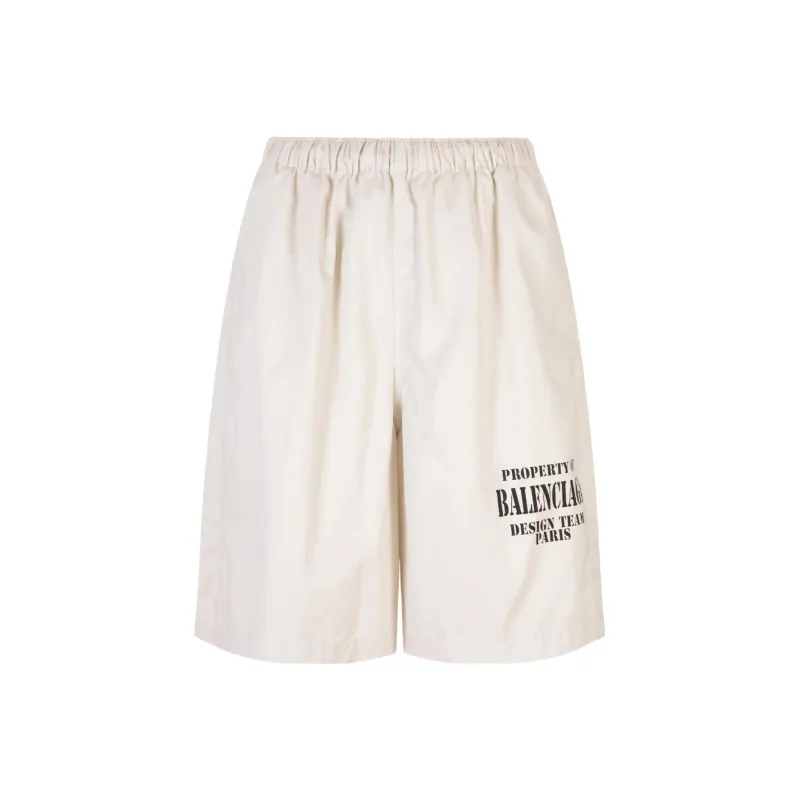 Balenciaga Casual Shorts Men White-0