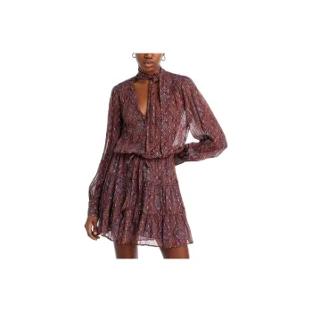 PAIGE Long Sleeved Dress Women's Coffee
