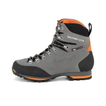 Zamberlan Abrasion Resistant Slip Resistant Crew Outdoor Boots Men's Gray Black Orange