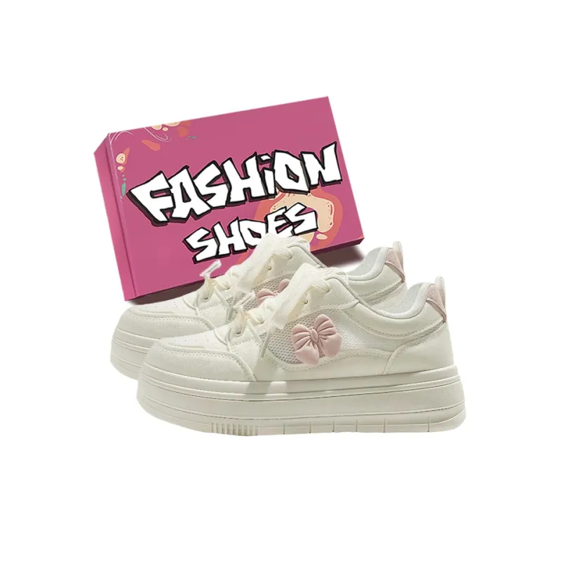 LURAD Low Top Skateboard Shoes Women's Pink-3