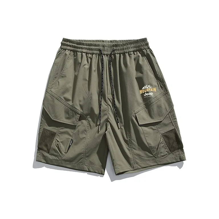 Jeep Fashion Sports Collection Casual Collection Casual Shorts Unisex-0