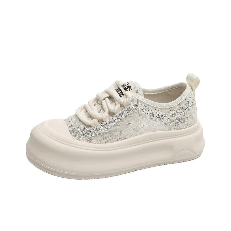 Mulinsen Abrasion Resistant Low Top Skateboard Shoes Women's-0