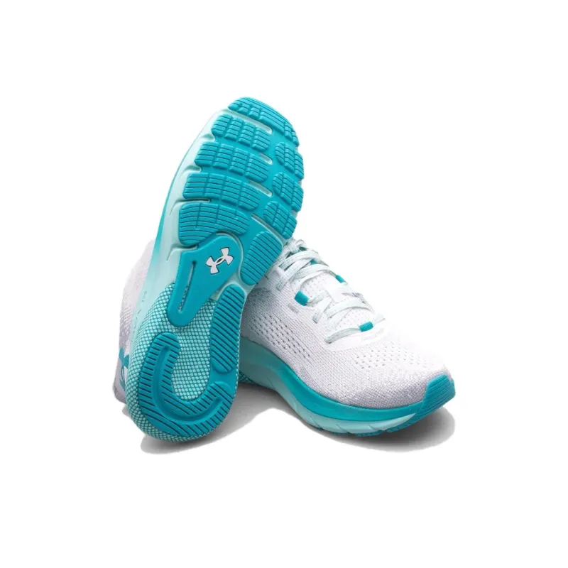 Under Armour Cushioning, Wear Resistant Low Top Training Shoes Women's White Blue-4