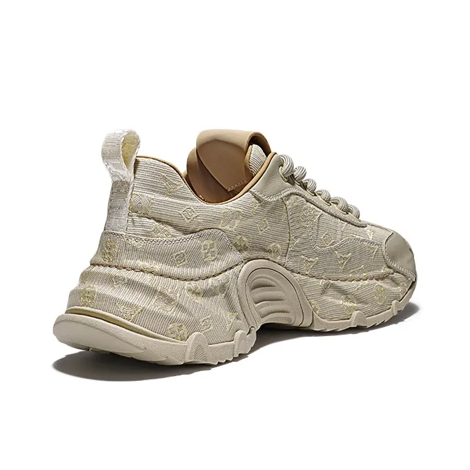 SALAXI Cushioning Abrasion Resistant Lightweight Height Increasing Mat Low Top Chunky Sneakers Unisex-9