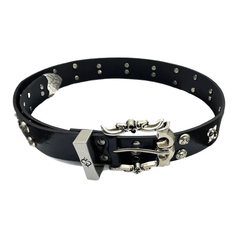 OXO OVERLOAD Alloy Leather Belts Unisex 3.8cm-0