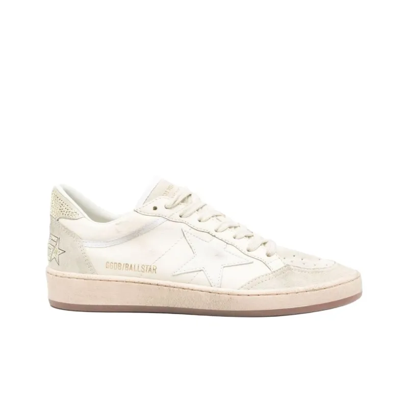 Golden Goose Ball Star Low Top Skateboard Shoes Women's White-1