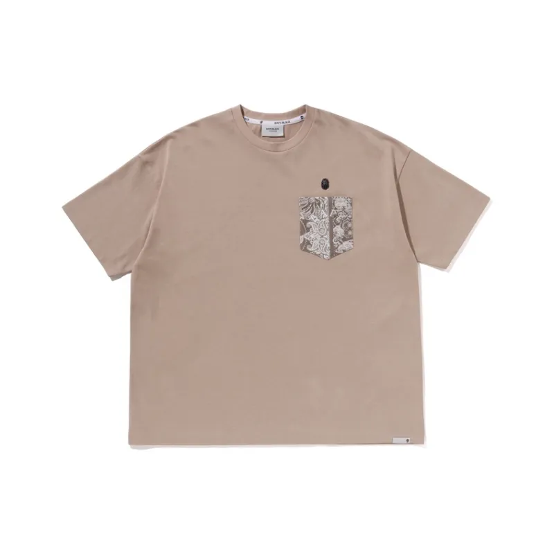 BAPE BLACK Paisley Ii Pocket Tee-2