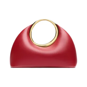 Jacquemus Sheepskin Handbag Trumpets Women's Red