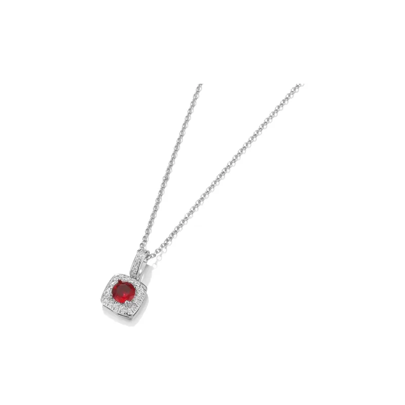 Clect Synthetic Cubic Zirconia Necklaces Women's-1