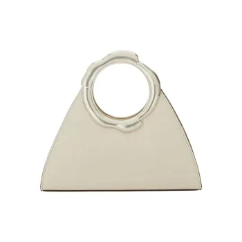 CULT GAIA Cow Leather Handbag Women's White