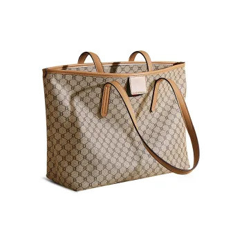 Marino Orlandi Synthetic Leather Tote Bag, Shoulder Bag Regular Women's Coffee