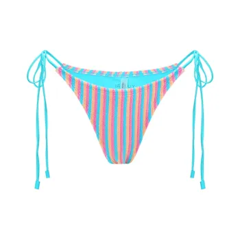 YUKARI SWIM Swimming Shorts Women's Pink Blue Orange Stripes