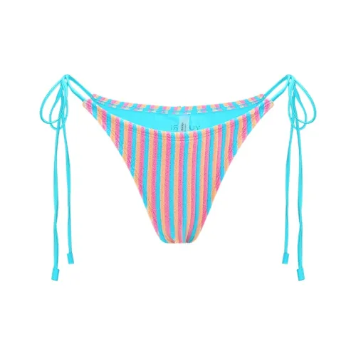 YUKARI SWIM Swimming Shorts Women's Pink Blue Orange Stripes