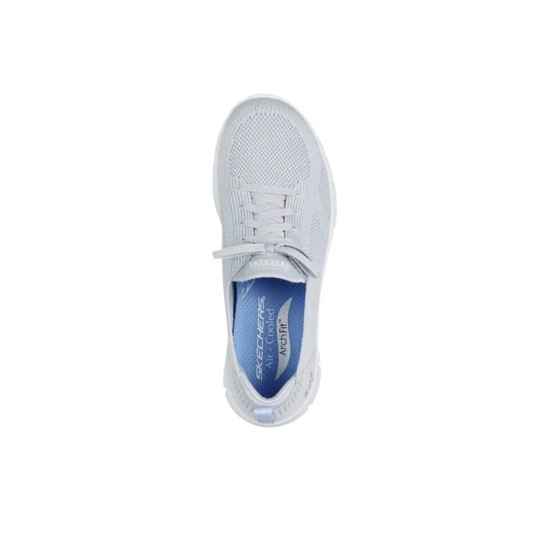 Skechers ArchFit Low Top Running Shoes Women's Blue-3