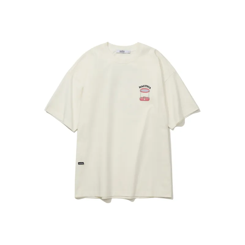 Nautica White Sail POPBOY Collaboration T Shirt Men's-0