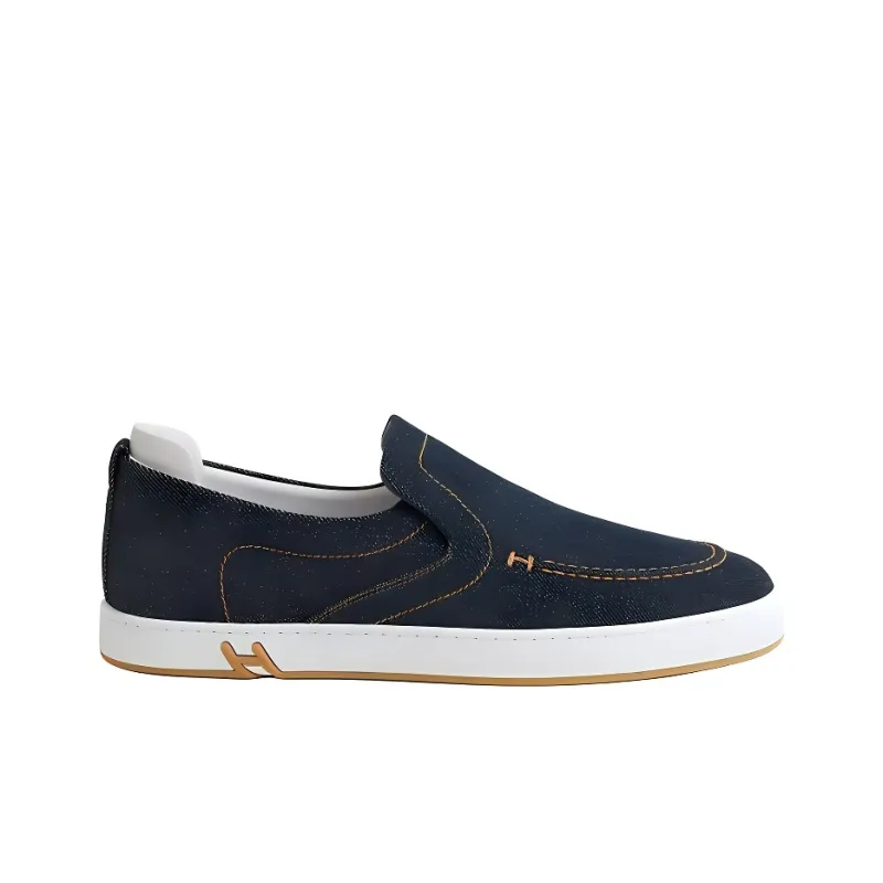 HERMES Kiddy Casual Single Shoes Women's Blue-1