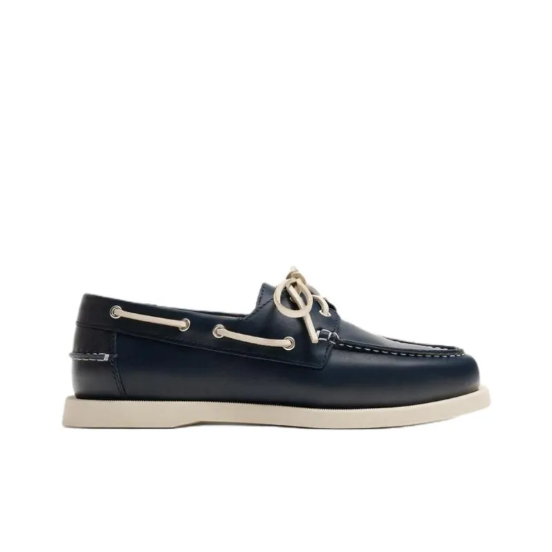 ZARA Boat Shoes Men Blue-1
