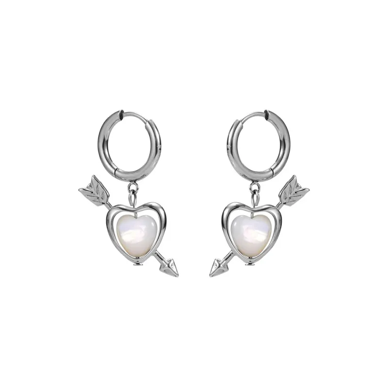 BLACKHEAD White Lipped Shell Beads Earrings Unisex-0