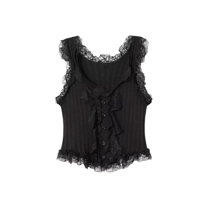 DOKZB Tank Tops Women's Black-0