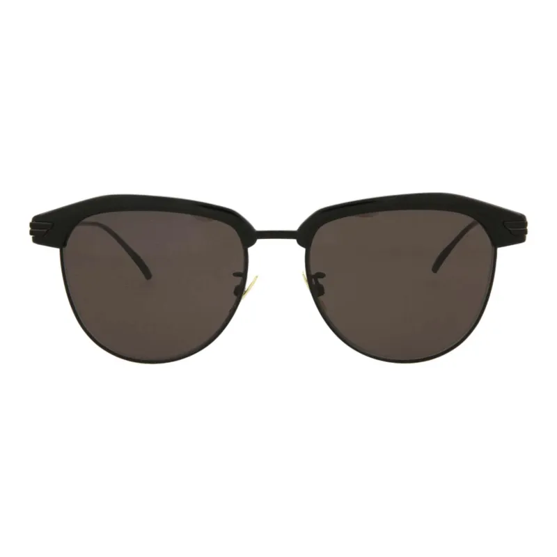 Bottega Veneta Acetate Browline Sunglasses Unisex Black-1