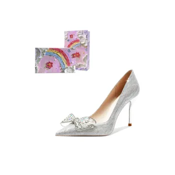 Crelinkxlat High Heels Women's Silver