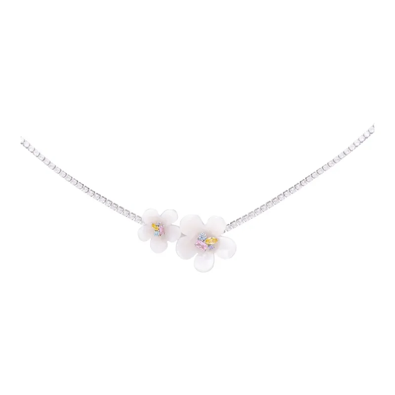 SUMIYAKI Synthetic Cubic Zirconia Necklaces Women's-0