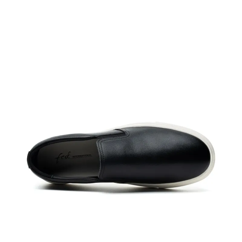 FED Loafers Men Black-2