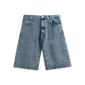 ZARA Denim Shorts Men Medium Blue