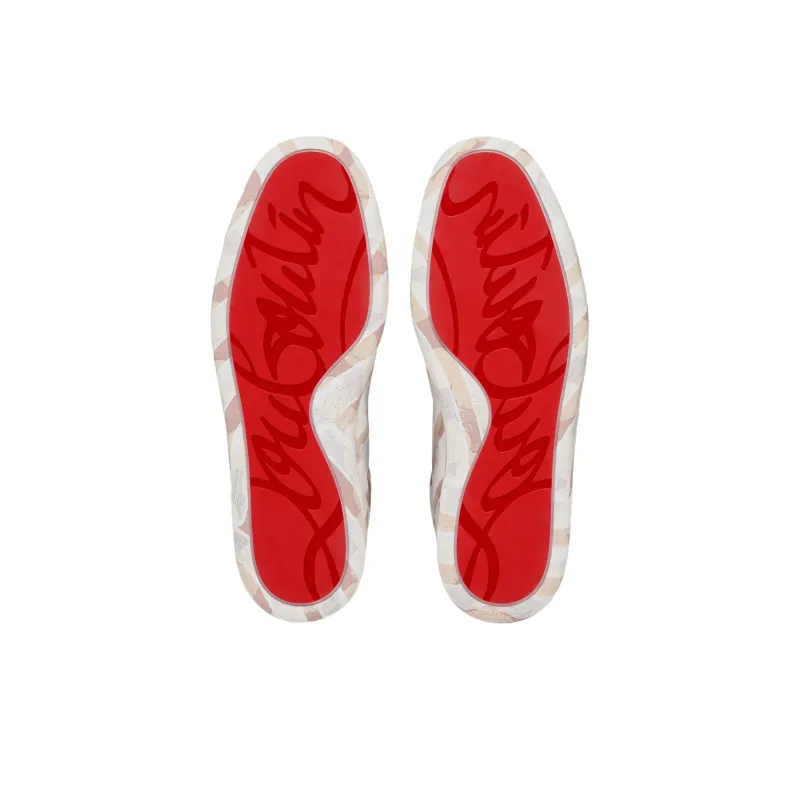 Christian Louboutin Skateboard Shoes Men Low Top Pink-5