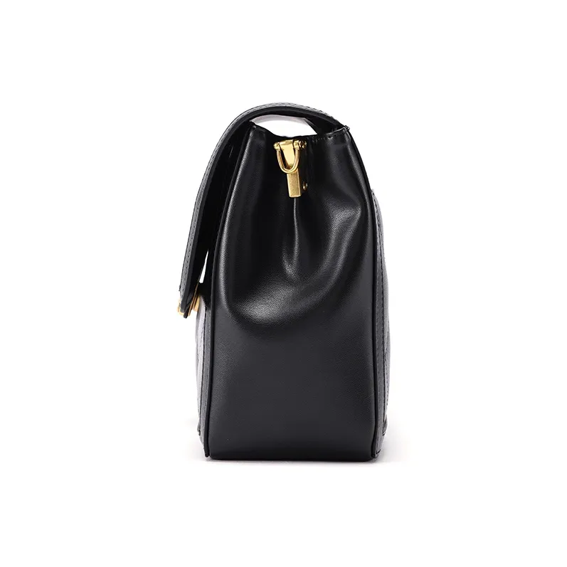 Montagut Sheepskin Shoulder Bag Women's Ice Coffee-18