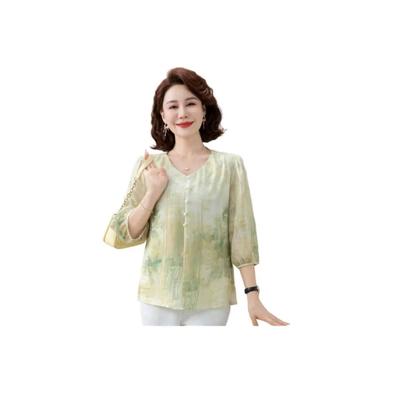PIERRE CARDIN Chiffon Shirt Women's-4