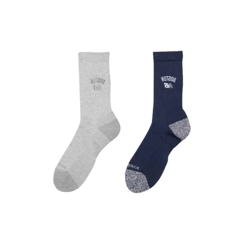 New Balance Mid Calf Socks Unisex 2 Pack Mixed Color