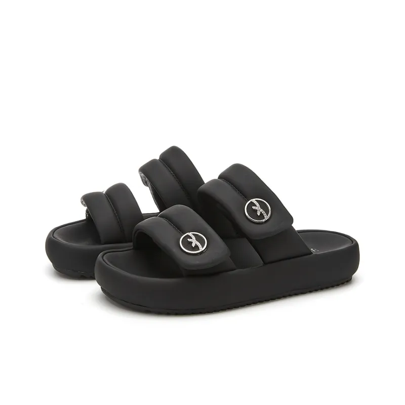 Jin Baichuan PU Polyurethane Slip Resistant Slide Slippers Women's-2