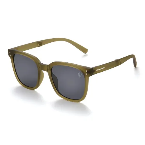 Maserati TR/Memory Plastic Square Sunglasses Unisex