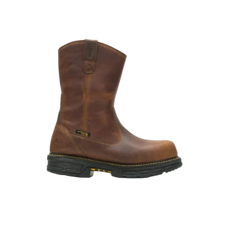 WOLVERINE Hellcat Ultraspring Waterproof CarbonMax Wellington Boots Tobacco-1
