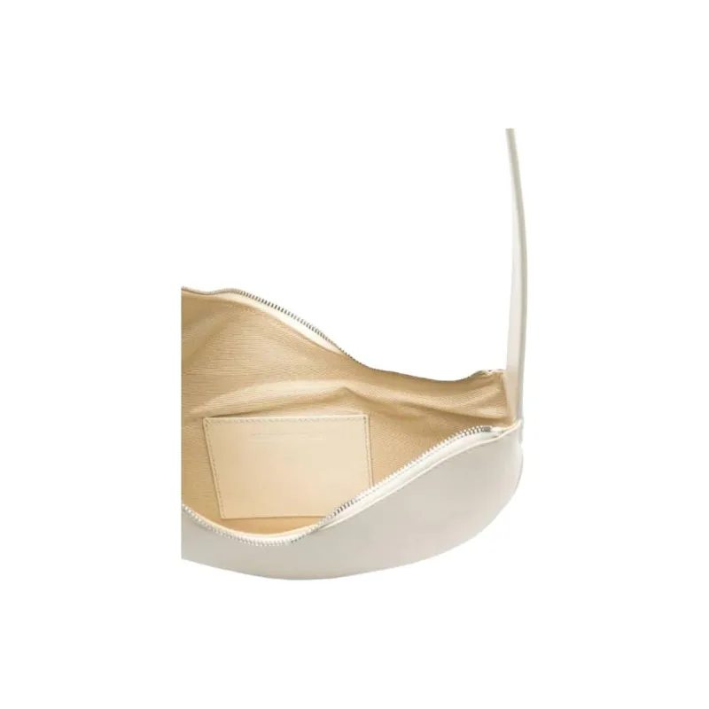AESTHER EKME Calfskin HOBO Shoulder Bag Mini Women's White-3