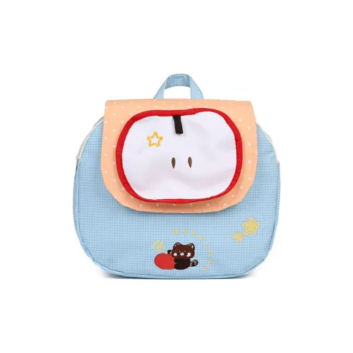 Travel Composite Cloth Backpack Unisex Blue/Pink/Yellow/Green