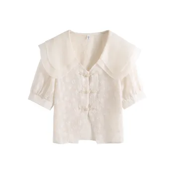 OZVO Shirts Women's Apricot
