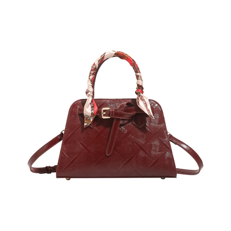H YXIANG Microfiber Synthetic Leather One Shoulder Handbag Regular Women's Multicolor-1