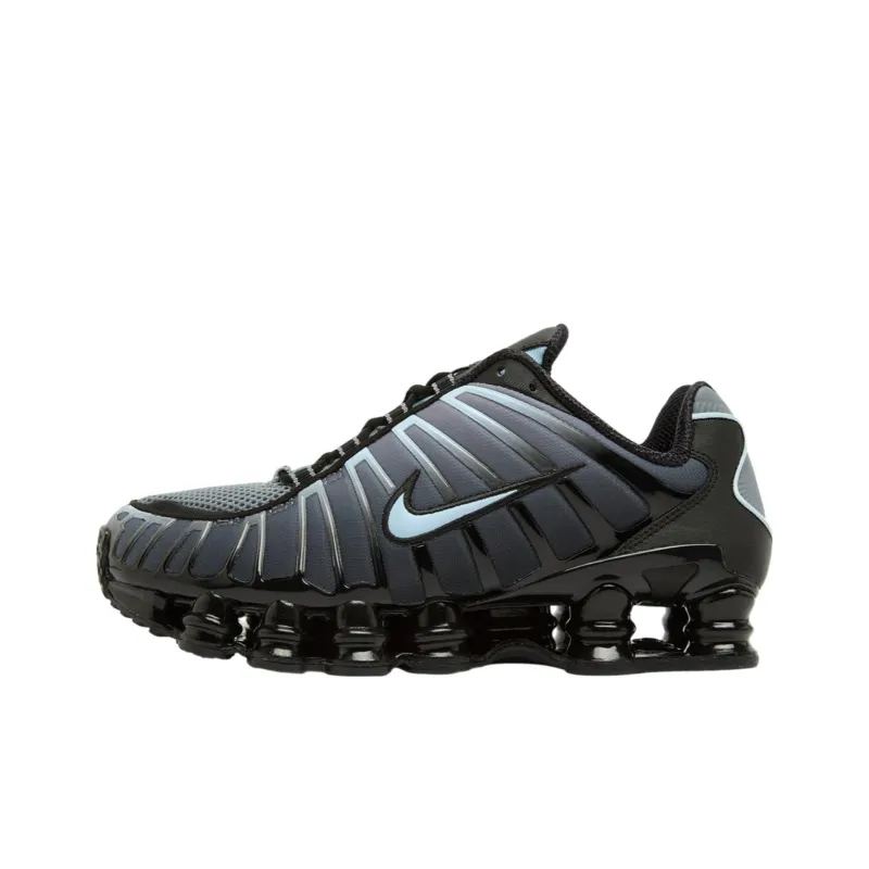 Nike Shox TL Series Anti Slip Wear Resistant Low Top Running Shoes Unisex Black Blue-0