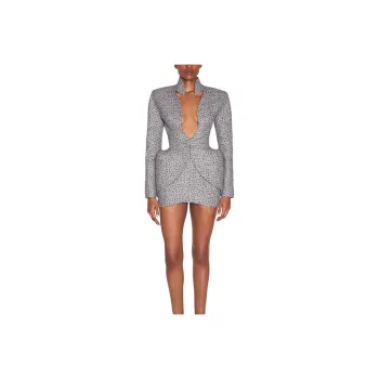 Mugler Jackets Women's Gray