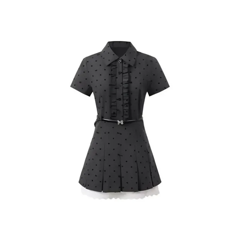 Mu Xiao Xin Short Sleeved Dress Women's-0