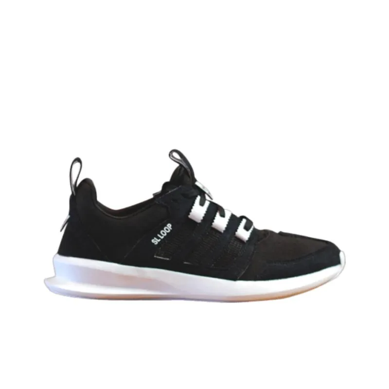 Adidas Originals Sl Loop Anti Slip Wear Resistant Low Top Running Shoes Men's Black-1