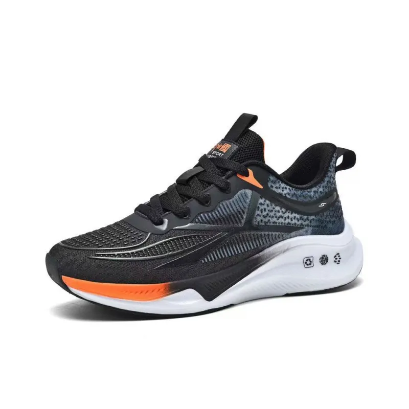 Yi Jiabao Anti Slip Wear Resistant Low Top Casual Running Shoes Men's-2