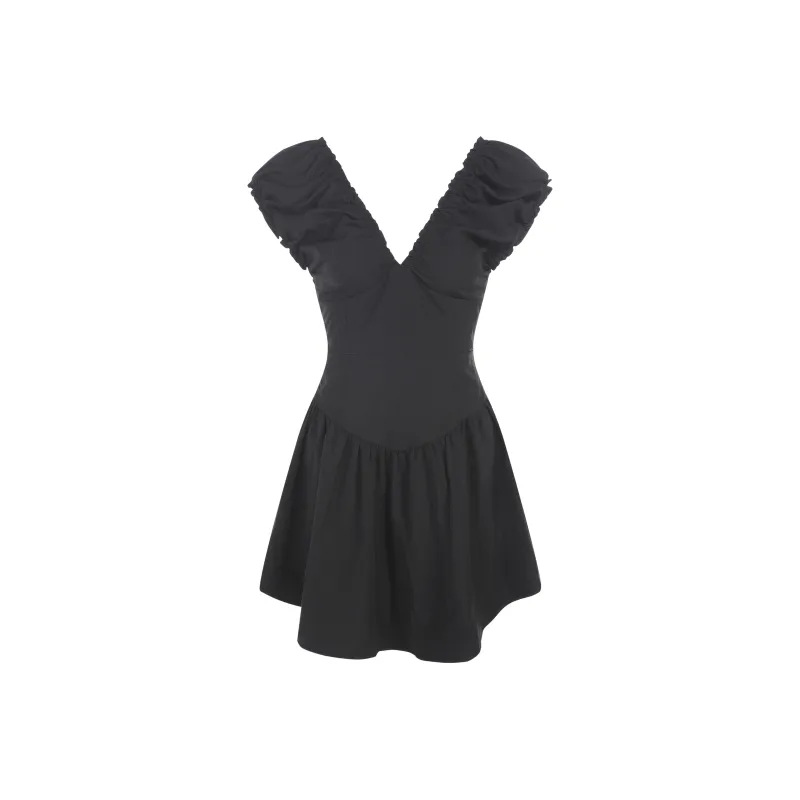 GUOZHEN Short Sleeved Dress Women's-5
