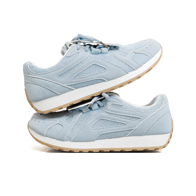 DEERWAY Height Increasing Slip Resistant Low Top Casual Shoes Women's Haze Blue-2