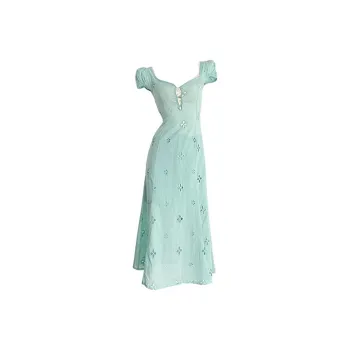 GUOZHEN Short Sleeved Dress Women's