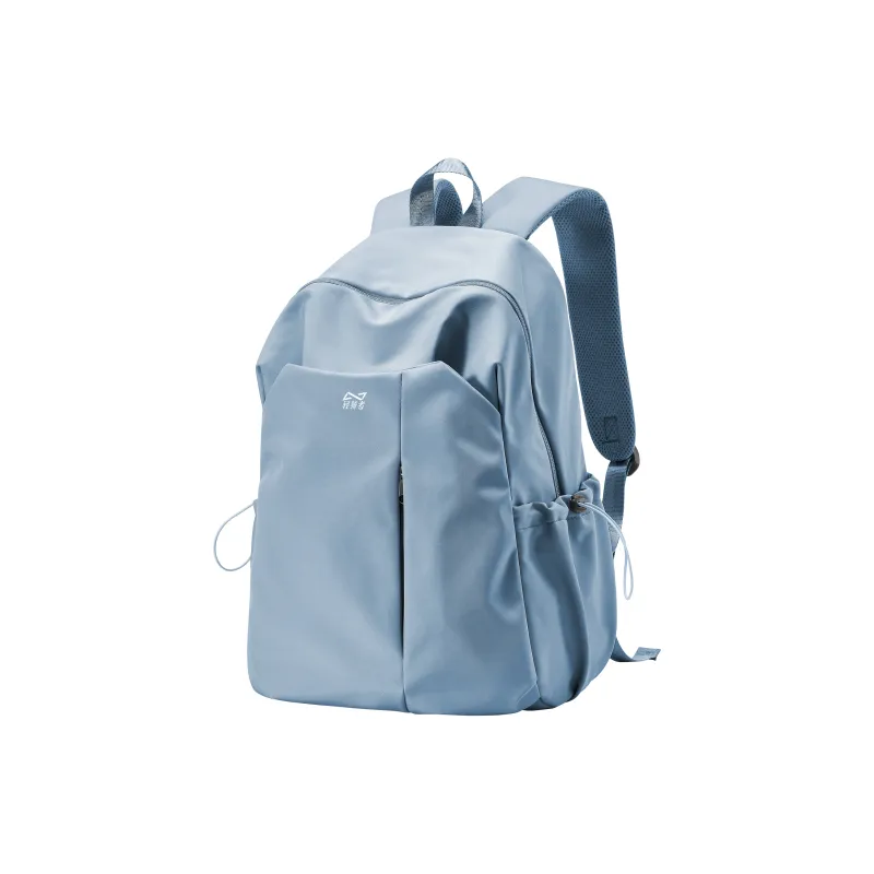 KEYSTREET Fabric Backpack Laptop Backpack Tubas Unisex Black/Ecru/Green/Blue/Burgundy-21